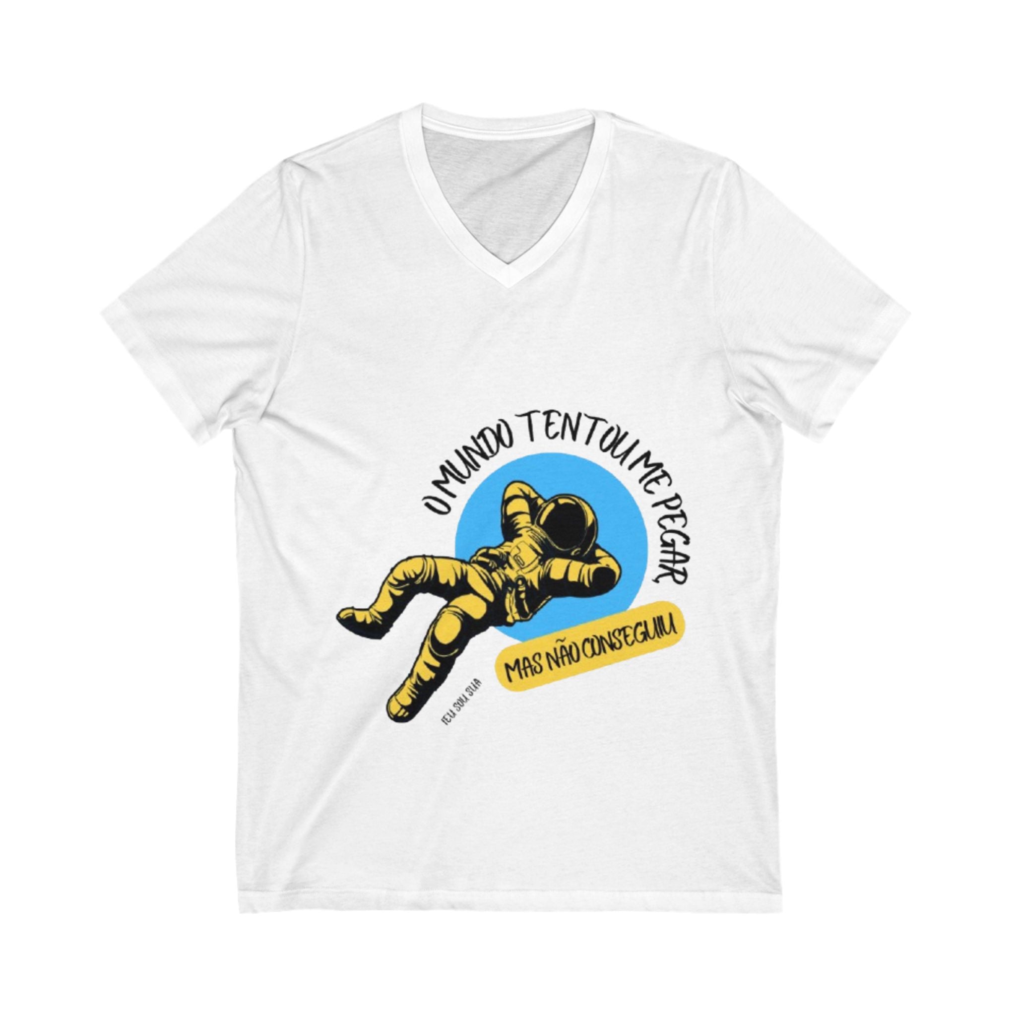 Unisex Jersey Short Sleeve V-Neck Tee