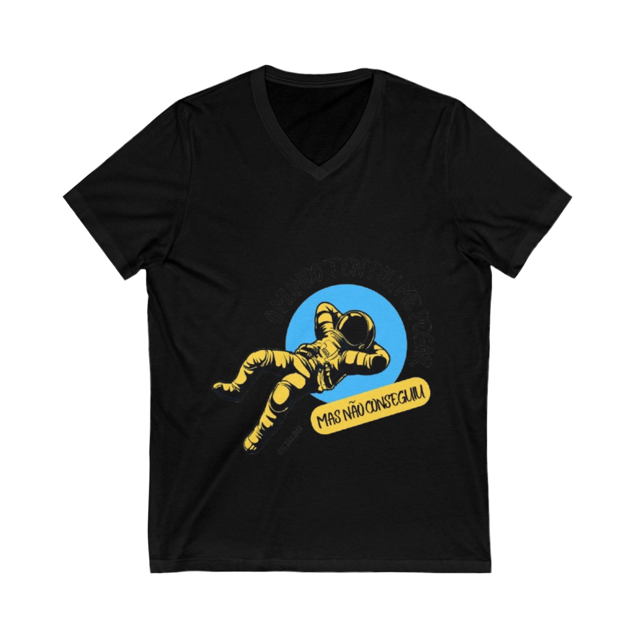 Unisex Jersey Short Sleeve V-Neck Tee