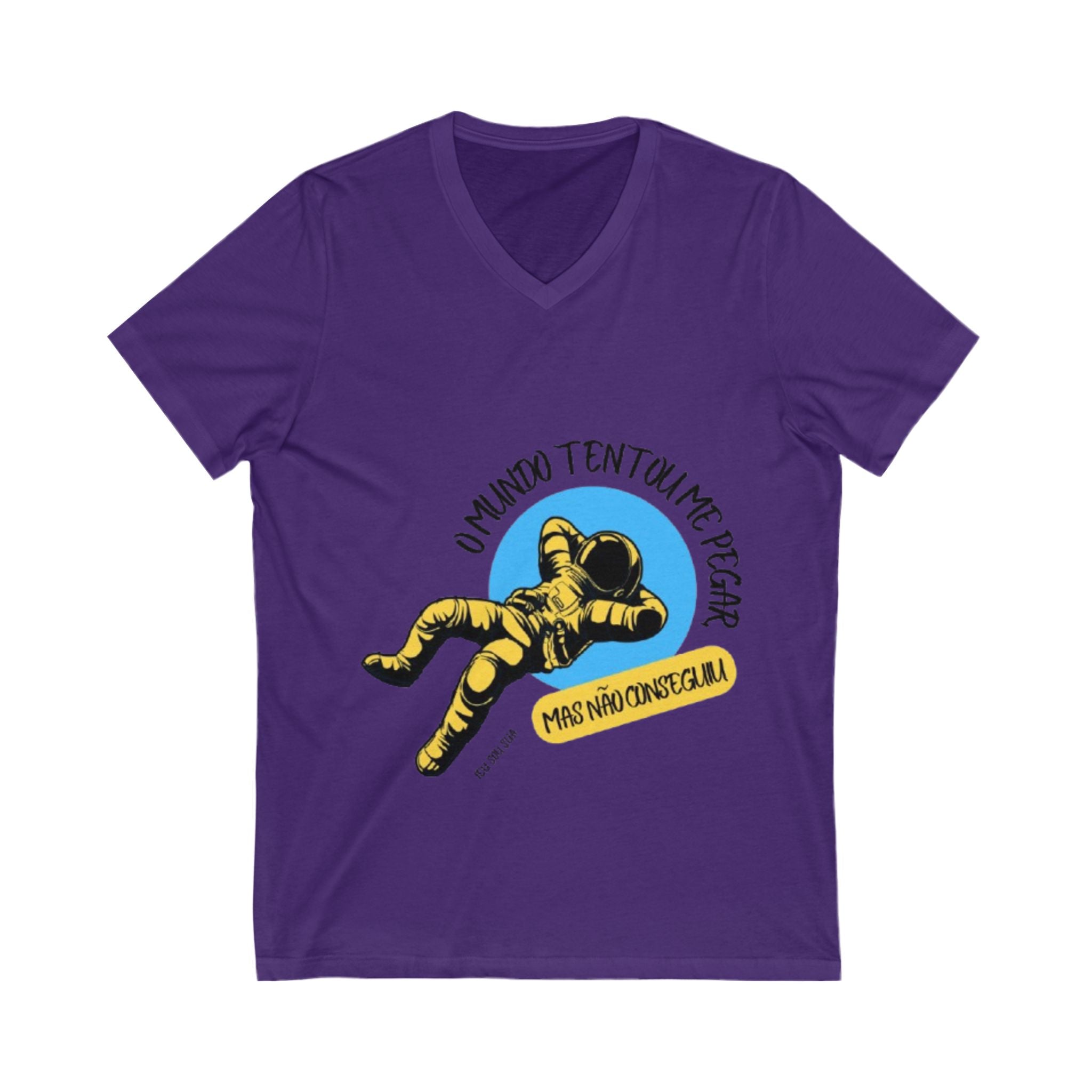 Unisex Jersey Short Sleeve V-Neck Tee