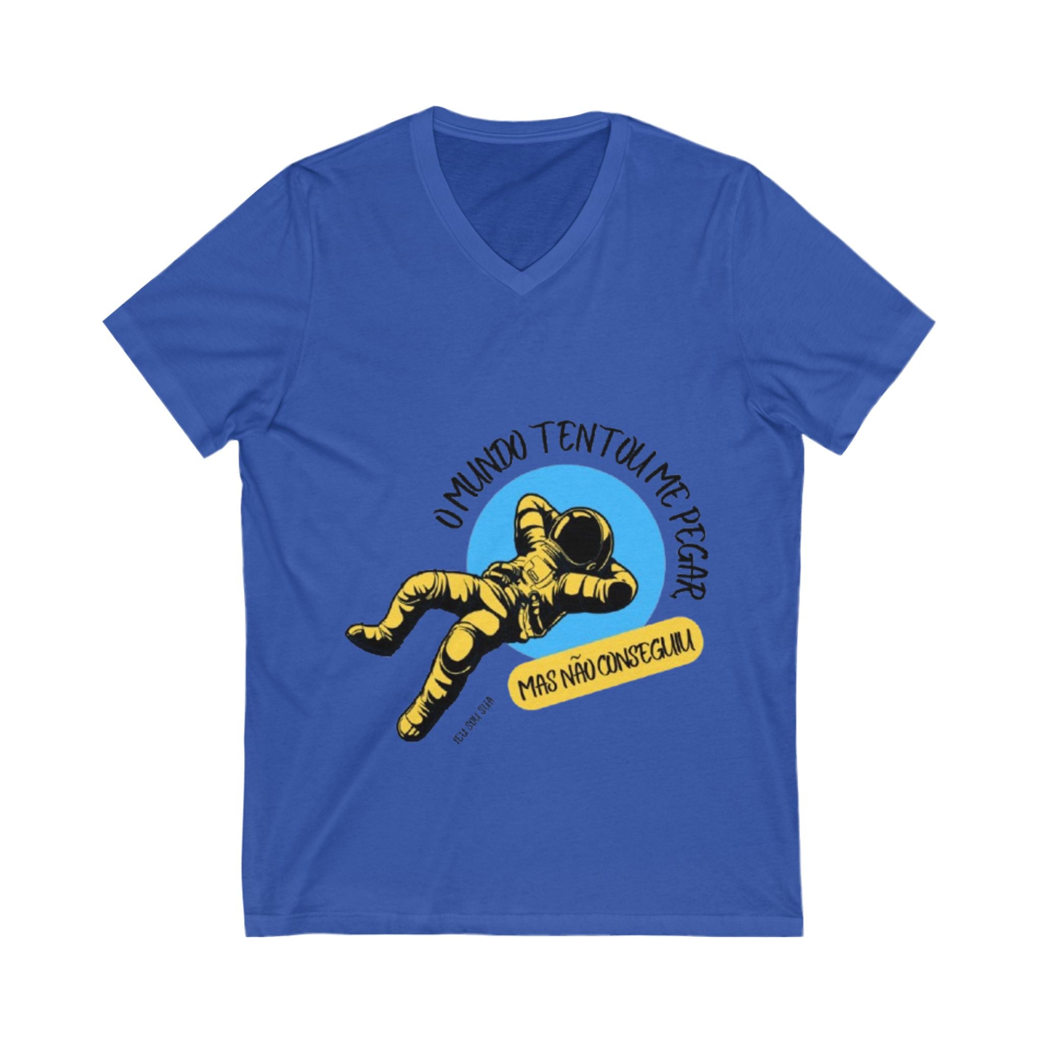 Unisex Jersey Short Sleeve V-Neck Tee