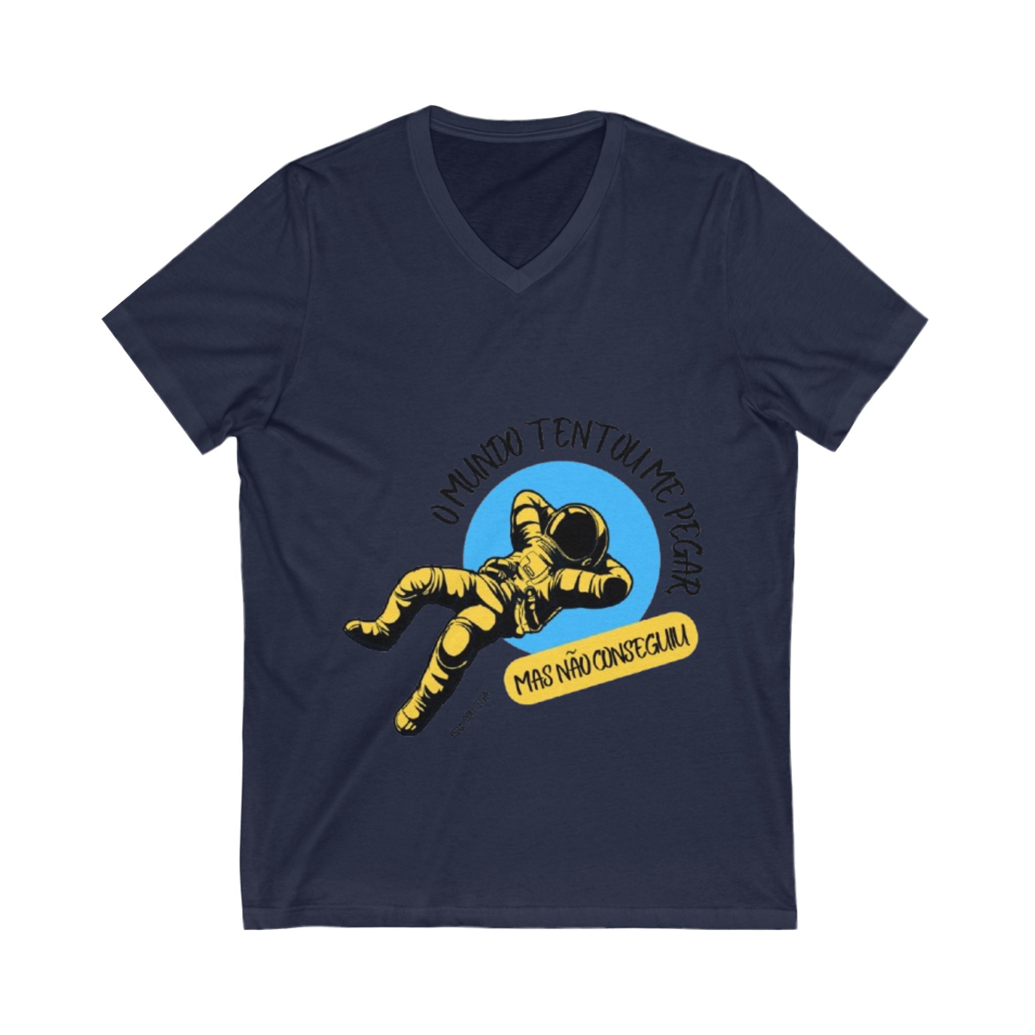 Unisex Jersey Short Sleeve V-Neck Tee