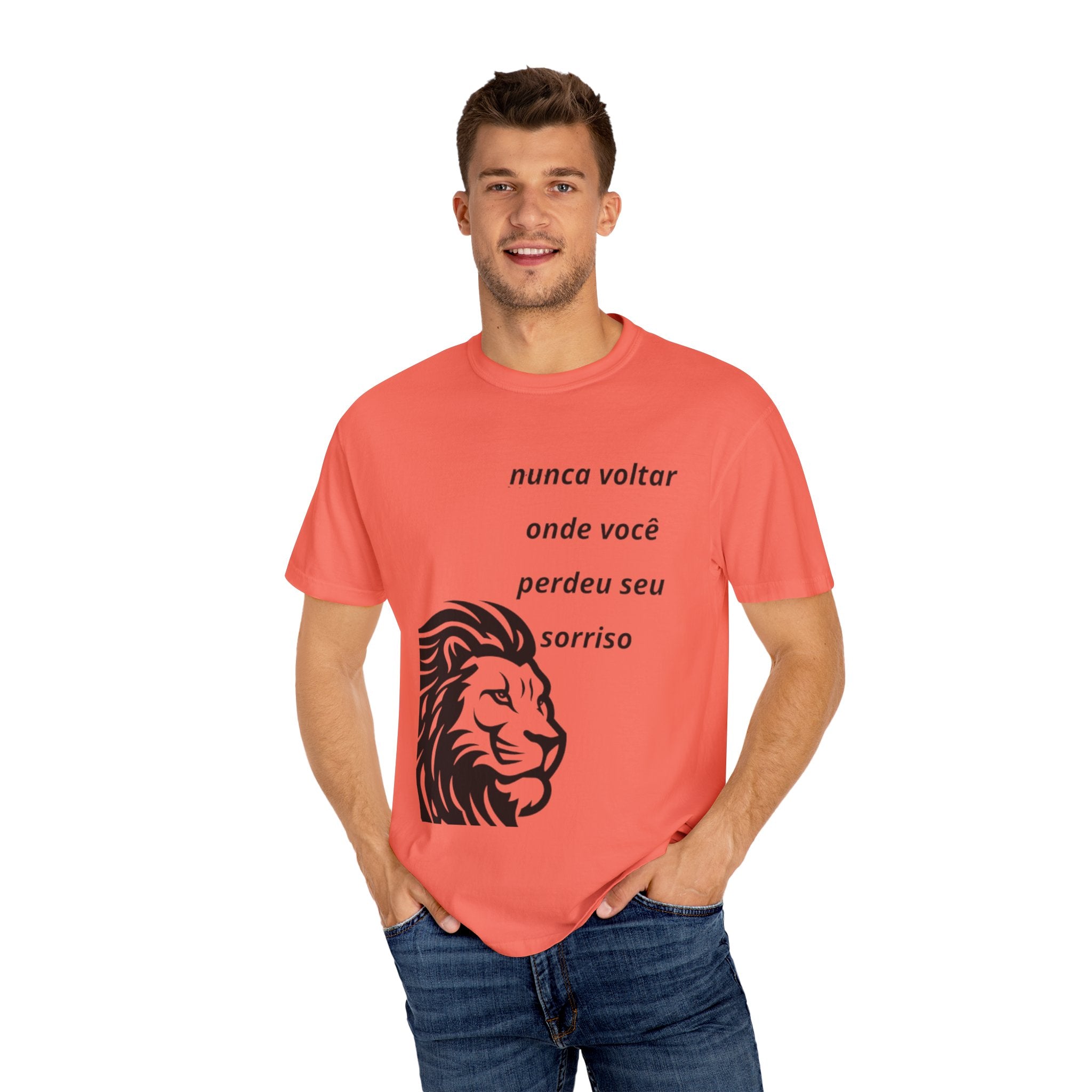 Camiseta Frase Inspiradora – “Nunca voltar onde você perdeu seu sorriso”