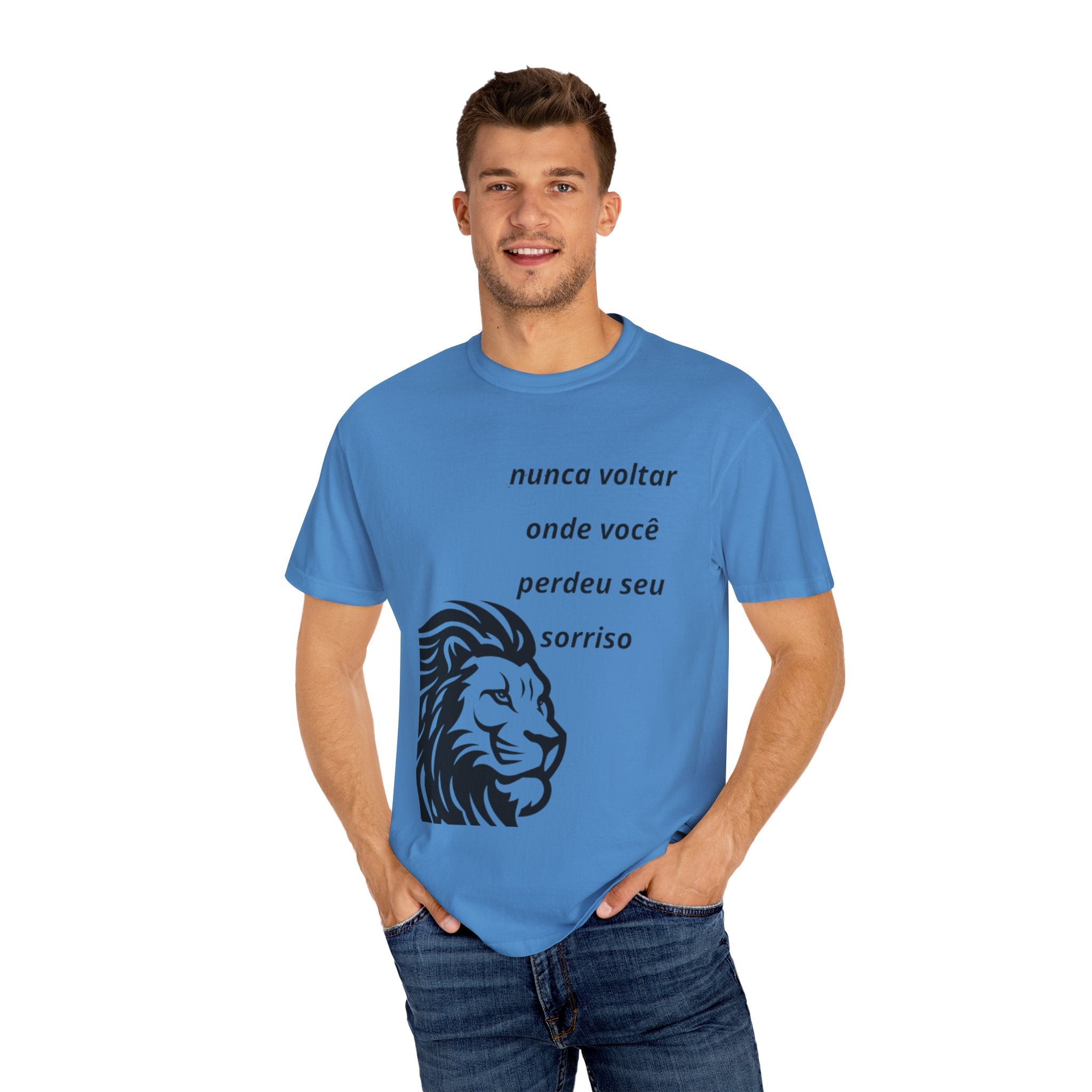 Camiseta Frase Inspiradora – “Nunca voltar onde você perdeu seu sorriso”