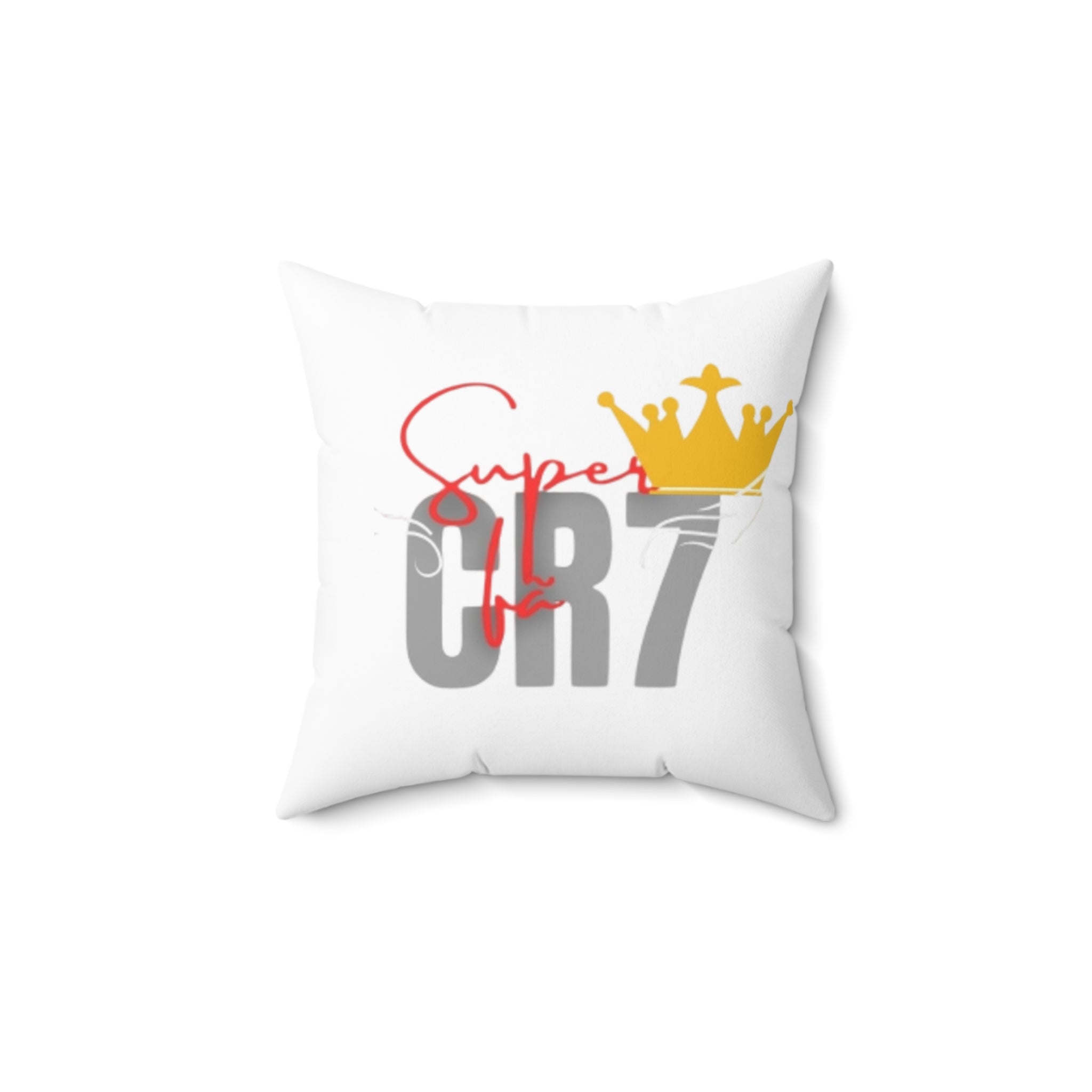 Spun Polyester Square Pillow cr7 super fãs