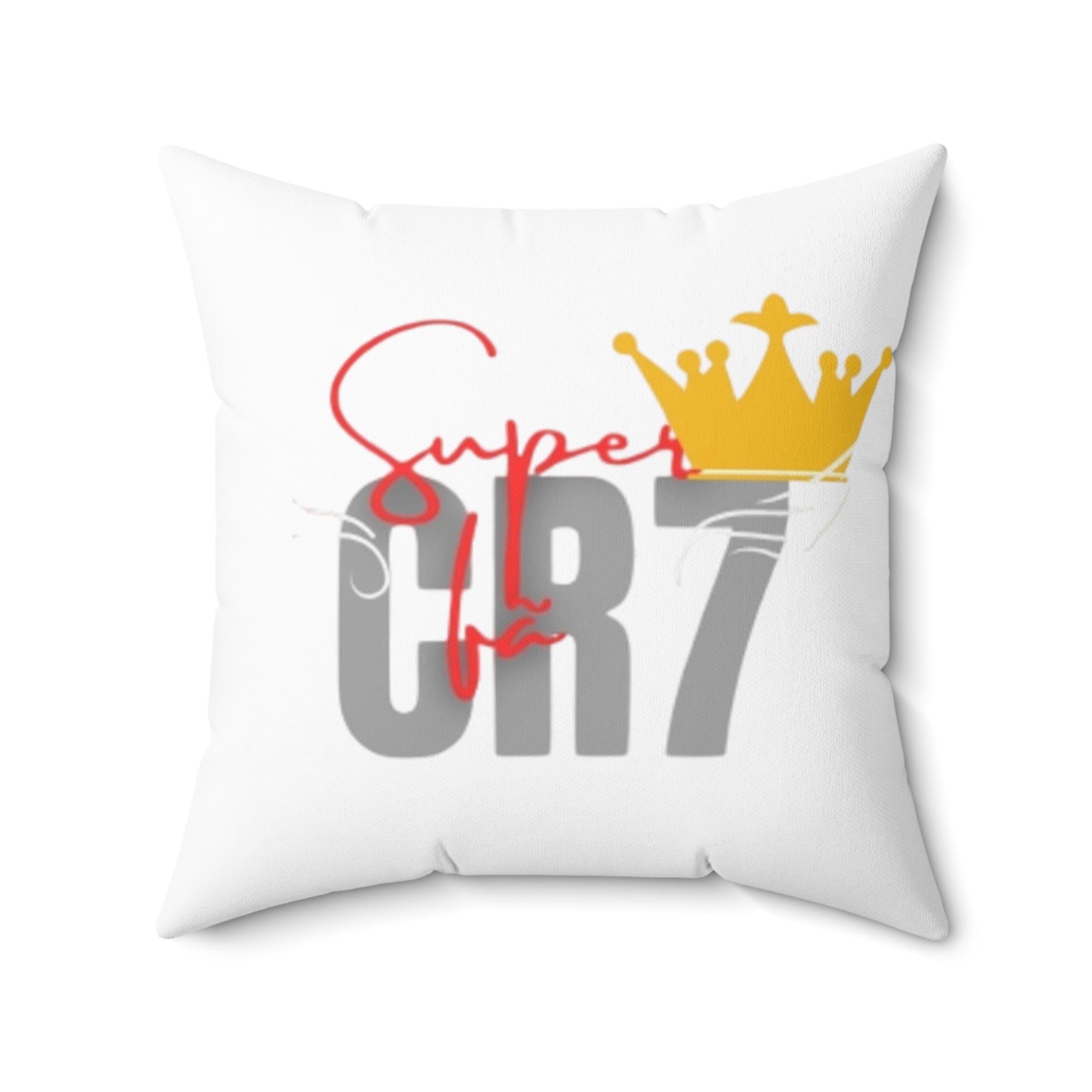 Spun Polyester Square Pillow cr7 super fãs