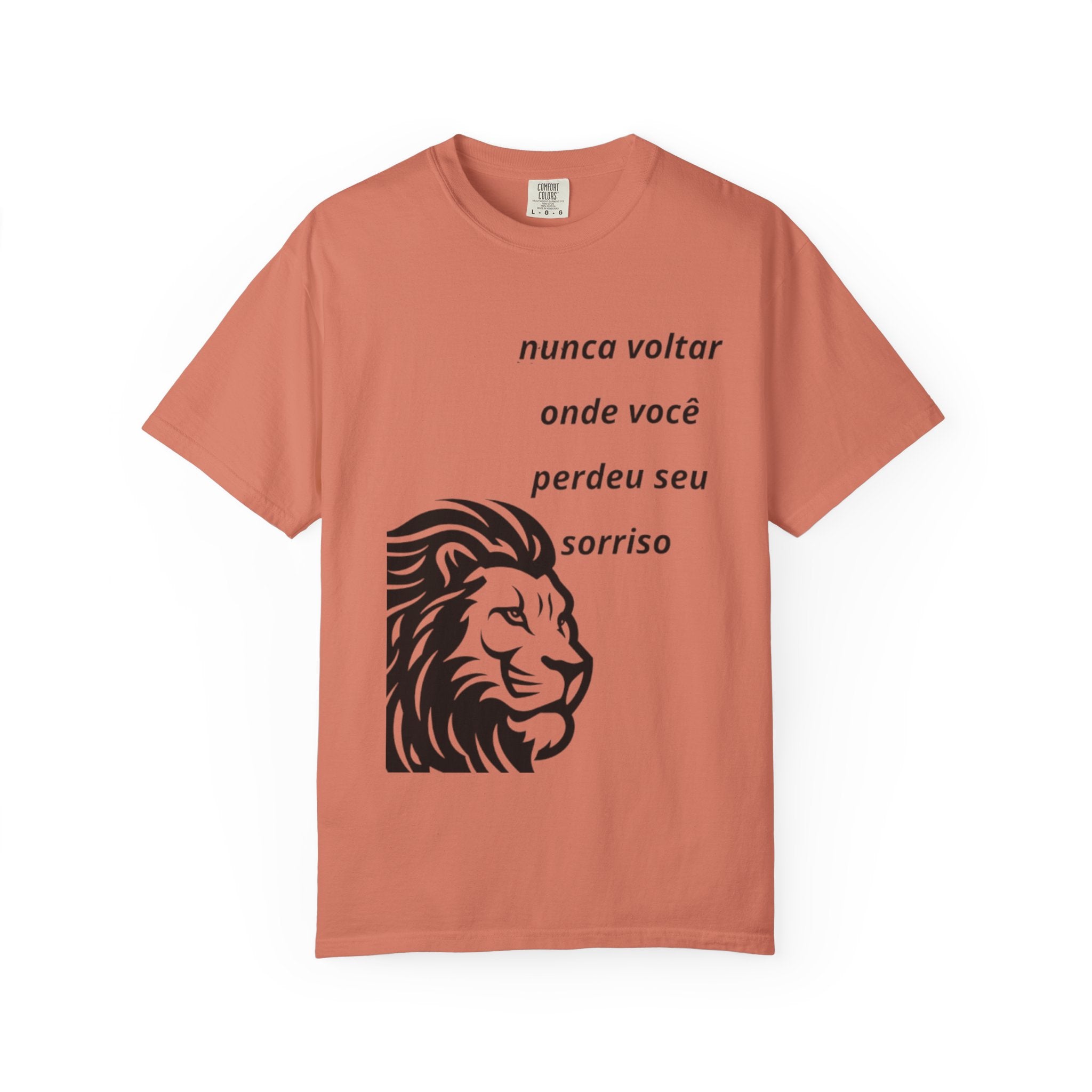 Camiseta Frase Inspiradora – “Nunca voltar onde você perdeu seu sorriso”