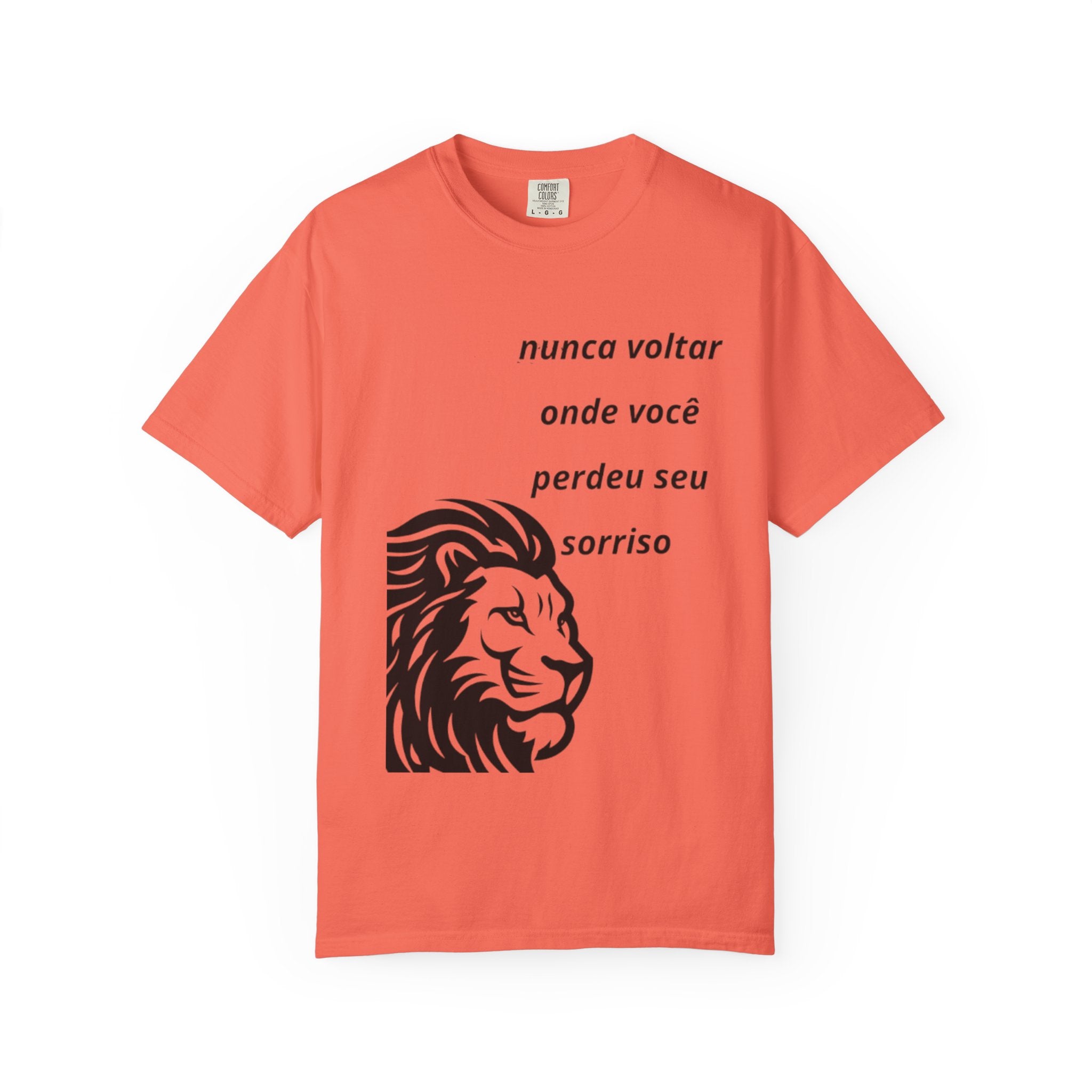 Camiseta Frase Inspiradora – “Nunca voltar onde você perdeu seu sorriso”