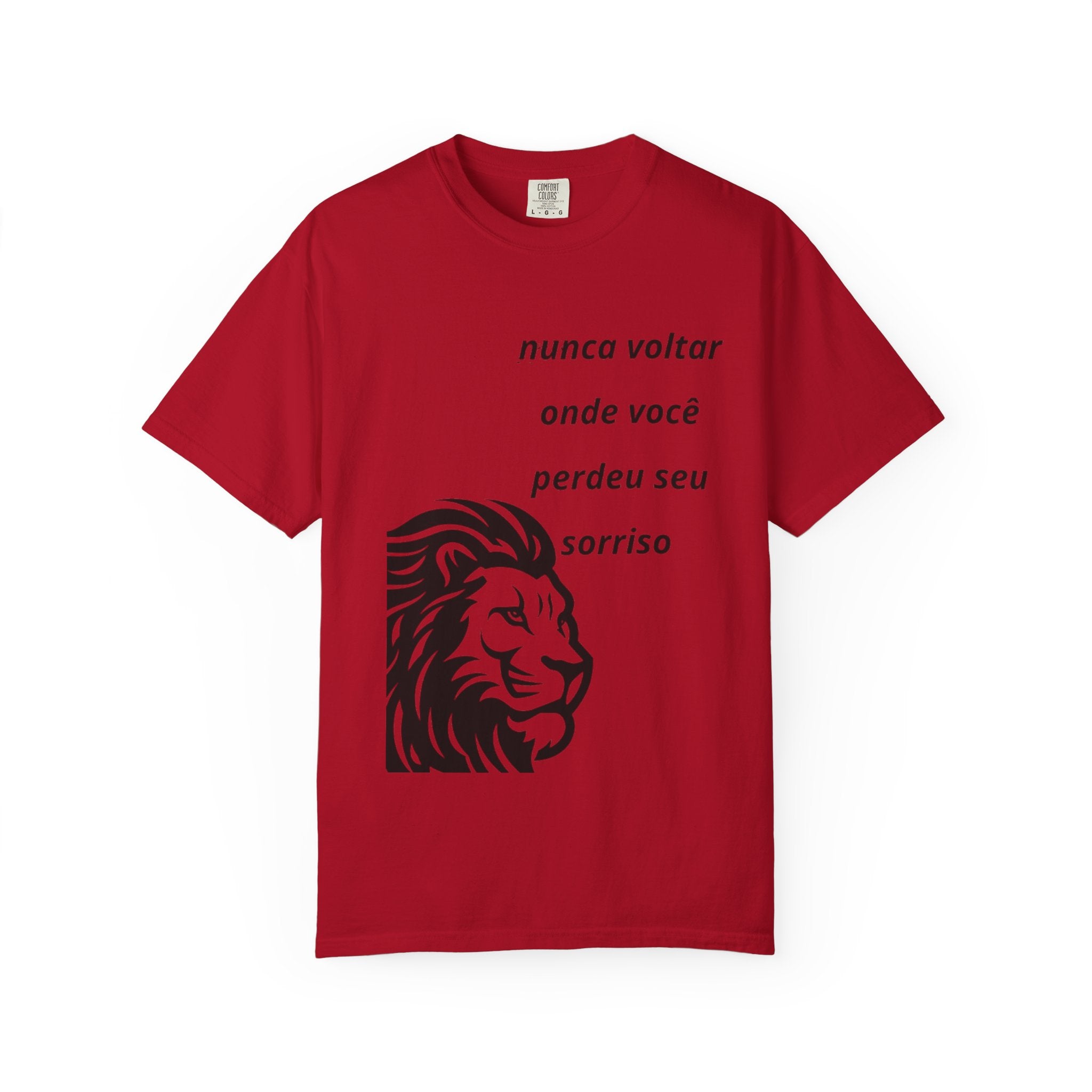 Camiseta Frase Inspiradora – “Nunca voltar onde você perdeu seu sorriso”