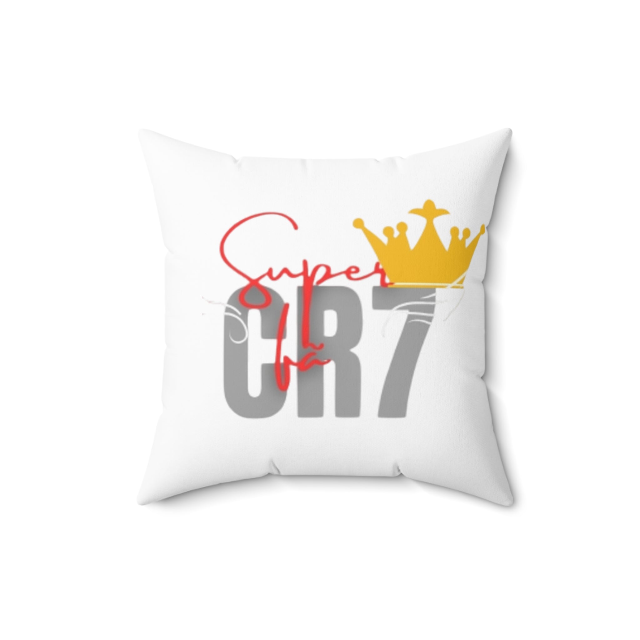 Spun Polyester Square Pillow cr7 super fãs