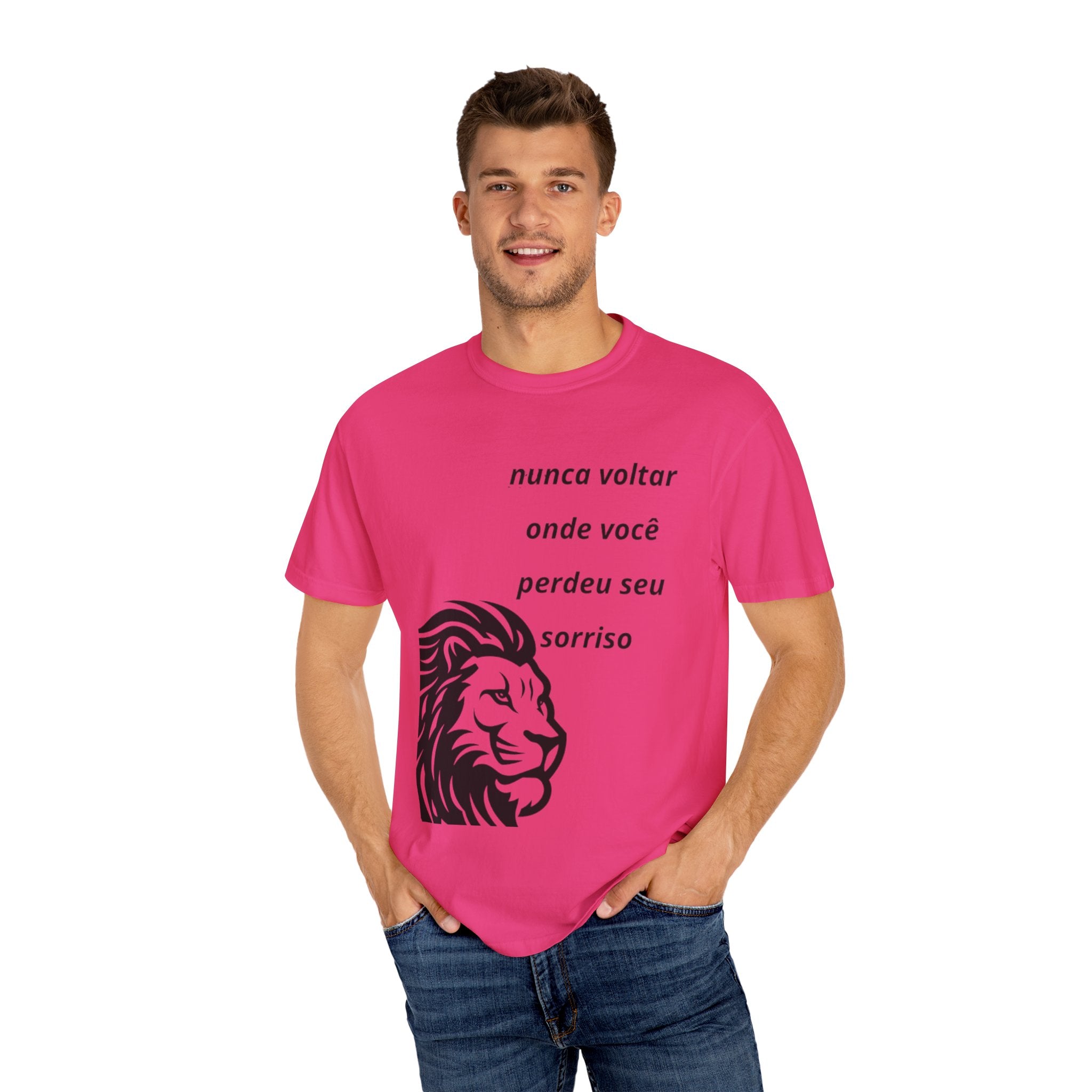 Camiseta Frase Inspiradora – “Nunca voltar onde você perdeu seu sorriso”