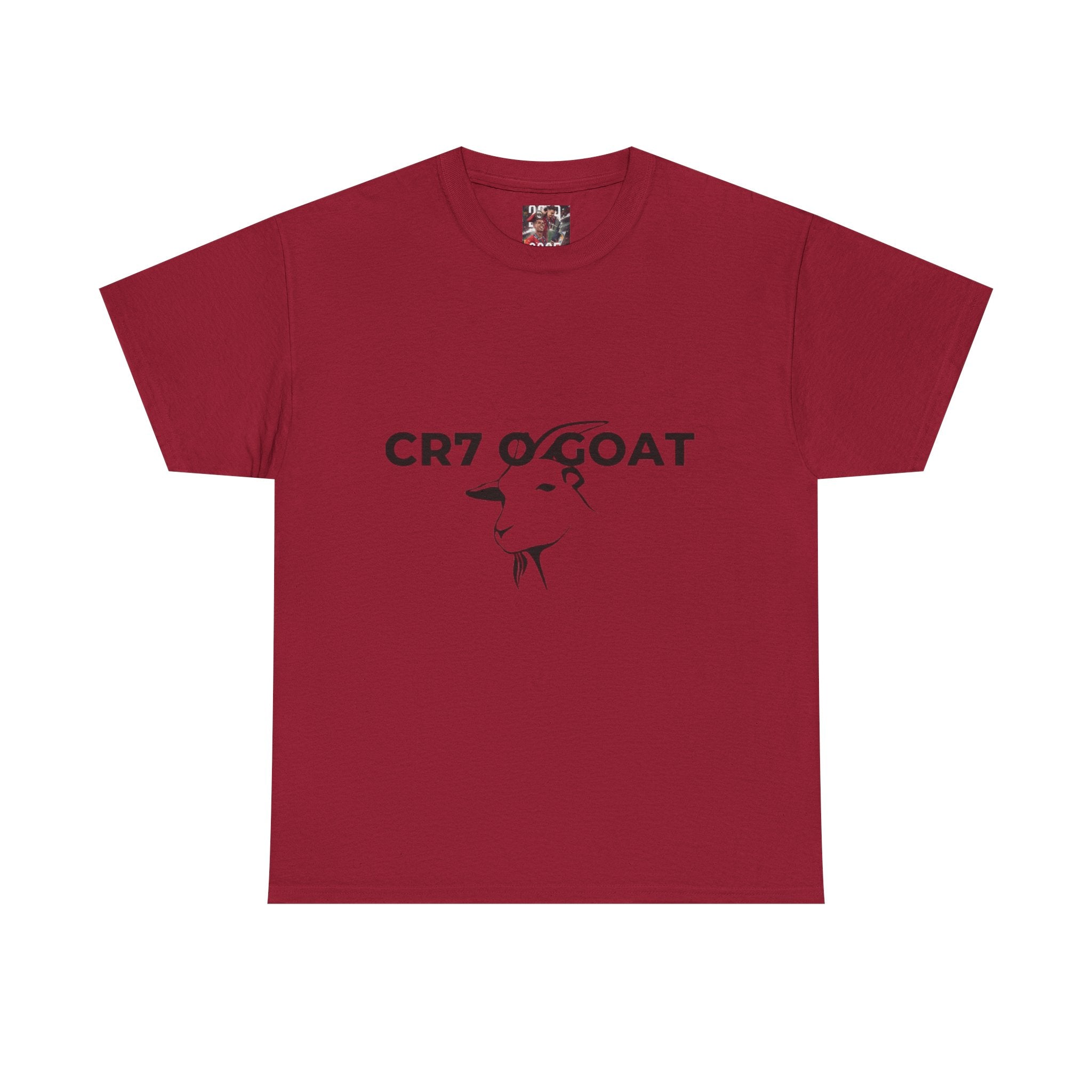 Camiseta CR7 – O G.O.A.T. (O Maior de Todos os Tempos)