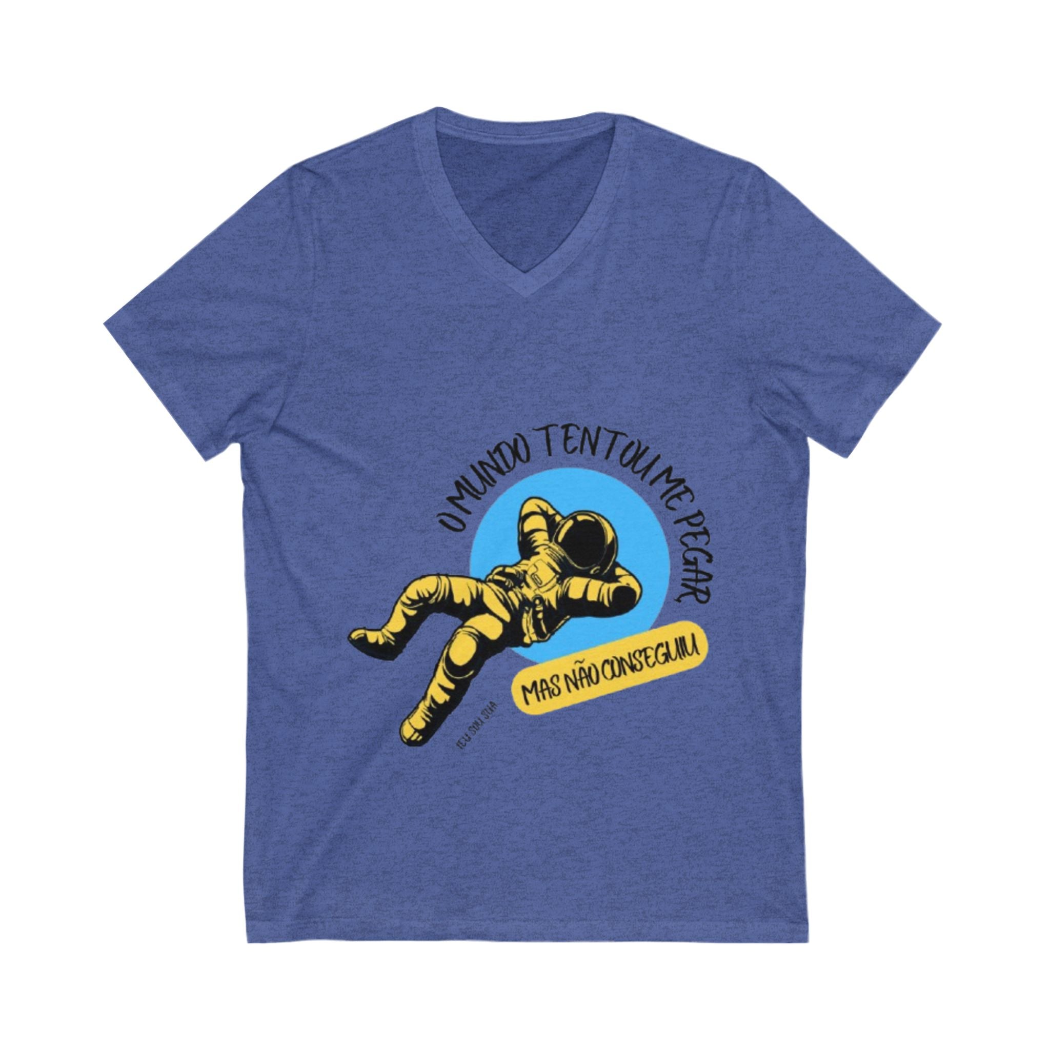 Unisex Jersey Short Sleeve V-Neck Tee