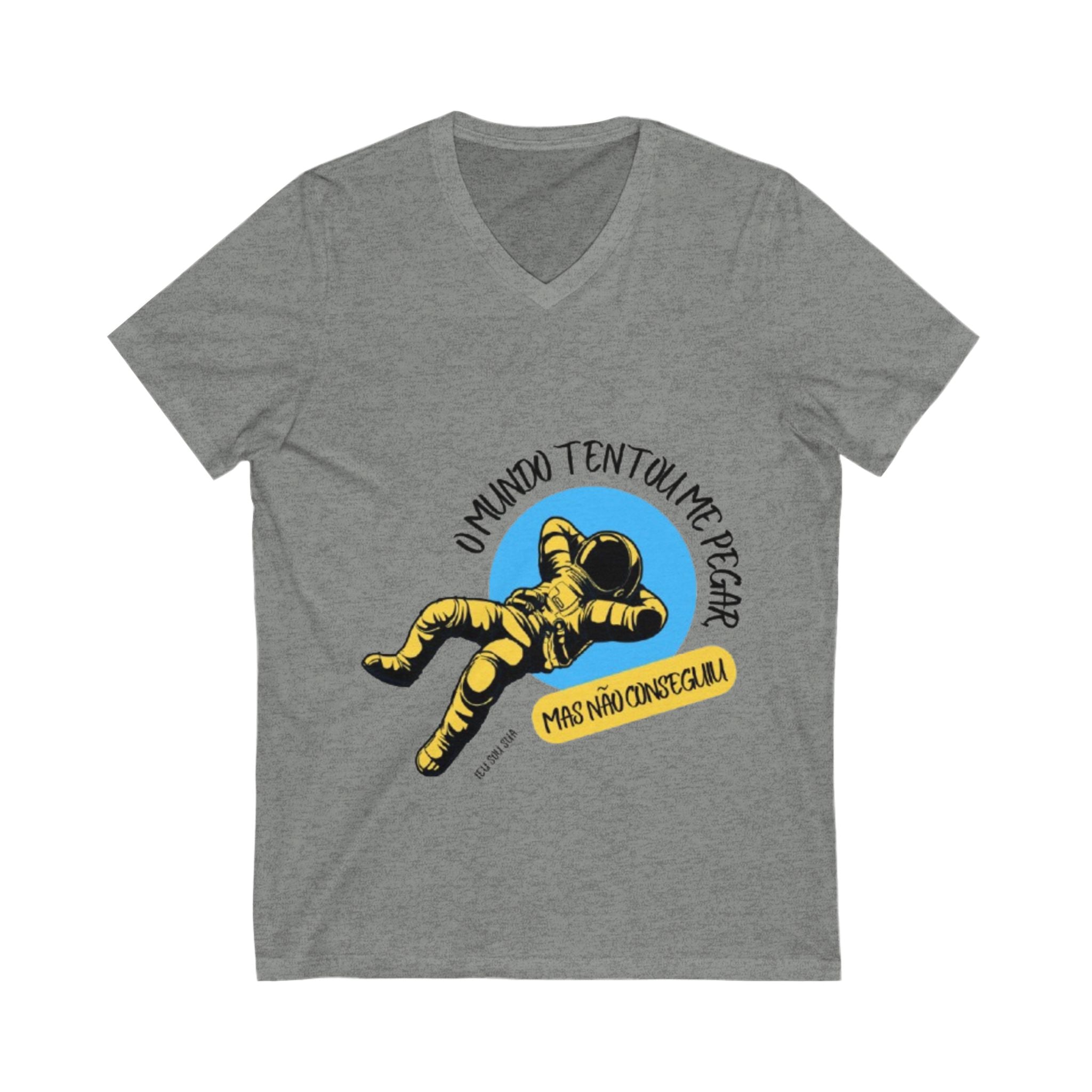 Unisex Jersey Short Sleeve V-Neck Tee