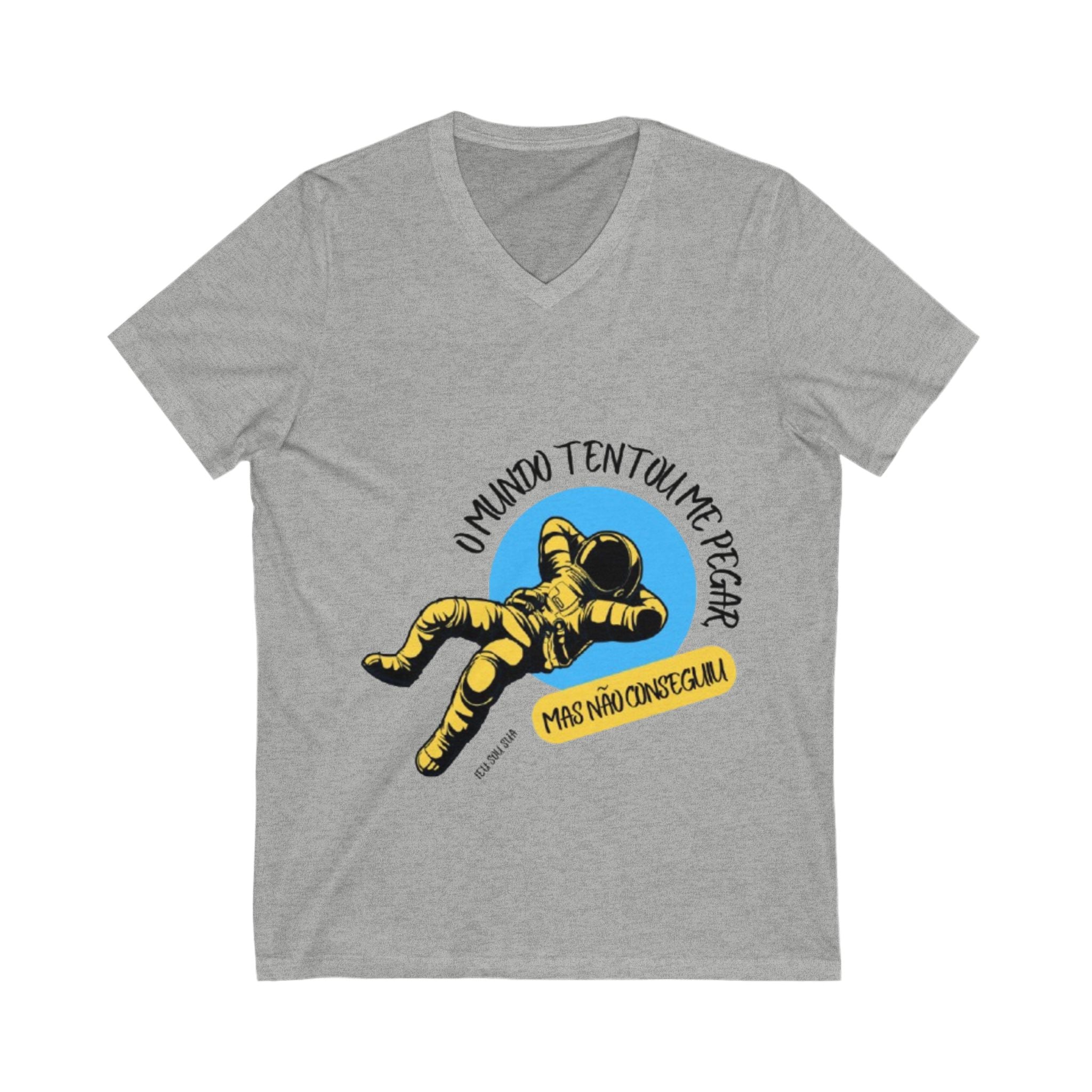 Unisex Jersey Short Sleeve V-Neck Tee